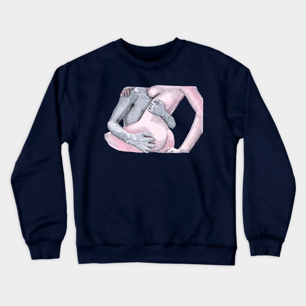 Rough Lover Crewneck Sweatshirt by suzieqillustratice